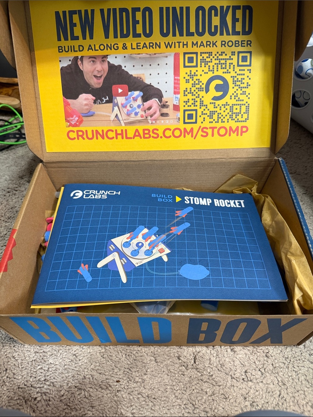 Crunch Labs Build Box Stomp Rocket - Mark Rober